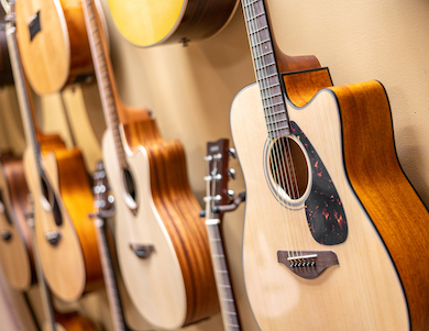 Acoustic Guitars from Yamaha, Ibanez and more