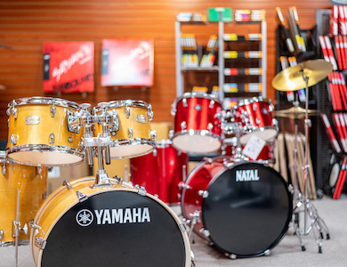 Yamaha and TAMA Drums